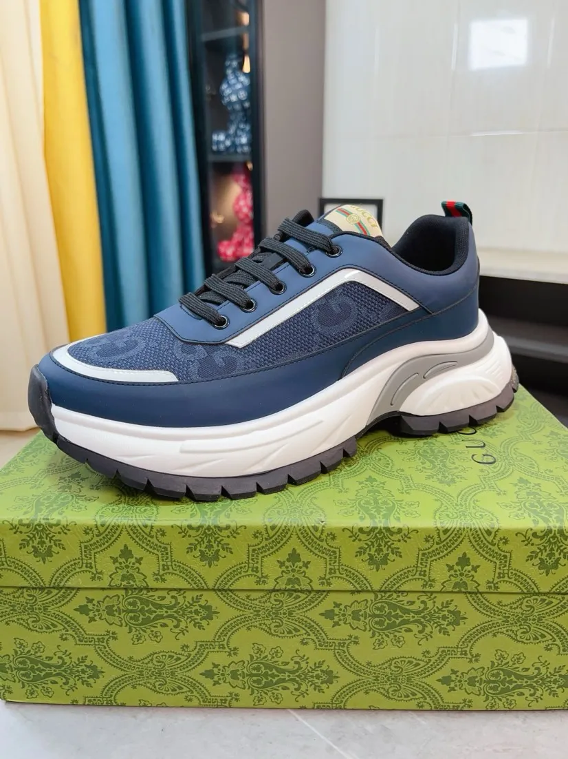 Men's shoes 💰458🌹🌹[GUCCI] Gucci's new lace-up casual men's shoes are on the market first, and the materials and workmanship are superior to all versions on the market. The highest quality shipped first-layer cowhide with imported original perforated materials➕Genuine leather lining, privately molded soft outsole, high foot comfort, imported special materials highlight the brand's unique charm, high-end customization 38-44